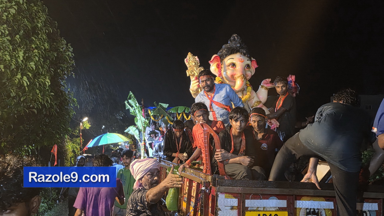 Razole Taluka Ganesh Nimajjanam
